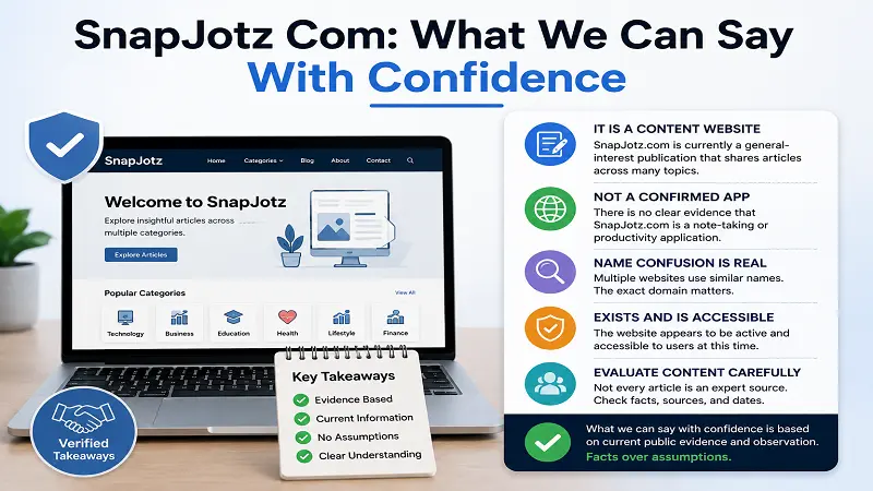 SnapJotz Com: What We Can Say With Confidence